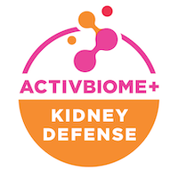 ActivBiome+ Kidney Defense, патентована смес от пребиотици, за която е доказано, че подхранва микробиома на червата, за да помогне за поддържане на бъбречната функция.